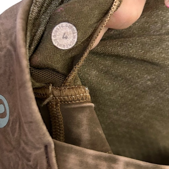 Lululemon Energy Bra Long Line-  Ice Dye Wash Brown Earth - Picture 10 of 10